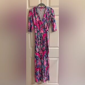 Lilly Pulitzer Mar-vista Wrap Maxi Dress